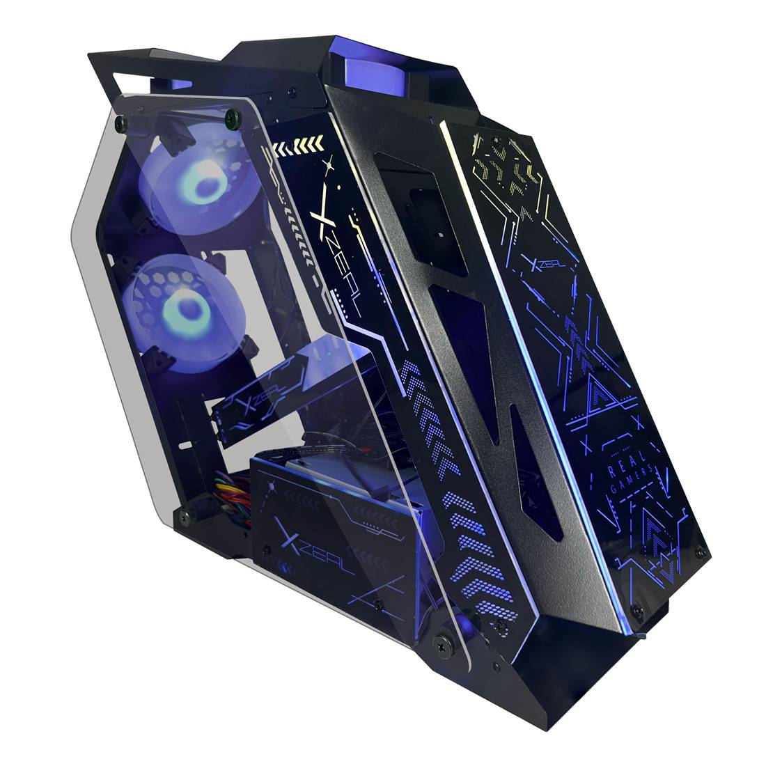 Gabinete Irregular ARGB IR02 Xzeal. XZGAIRRG8B - Gabinete Irregular ARGB IR02 Xzeal. XZGAIRRG8B -